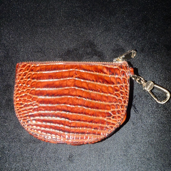 Brahmin Tan Crocodile-Embossed Key Holder - Picture 4 of 5